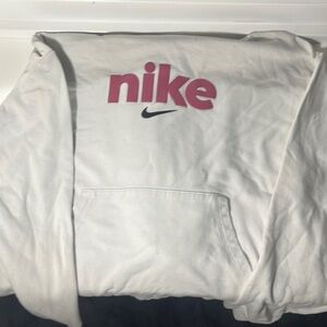 Nike cropped hooded crewneck